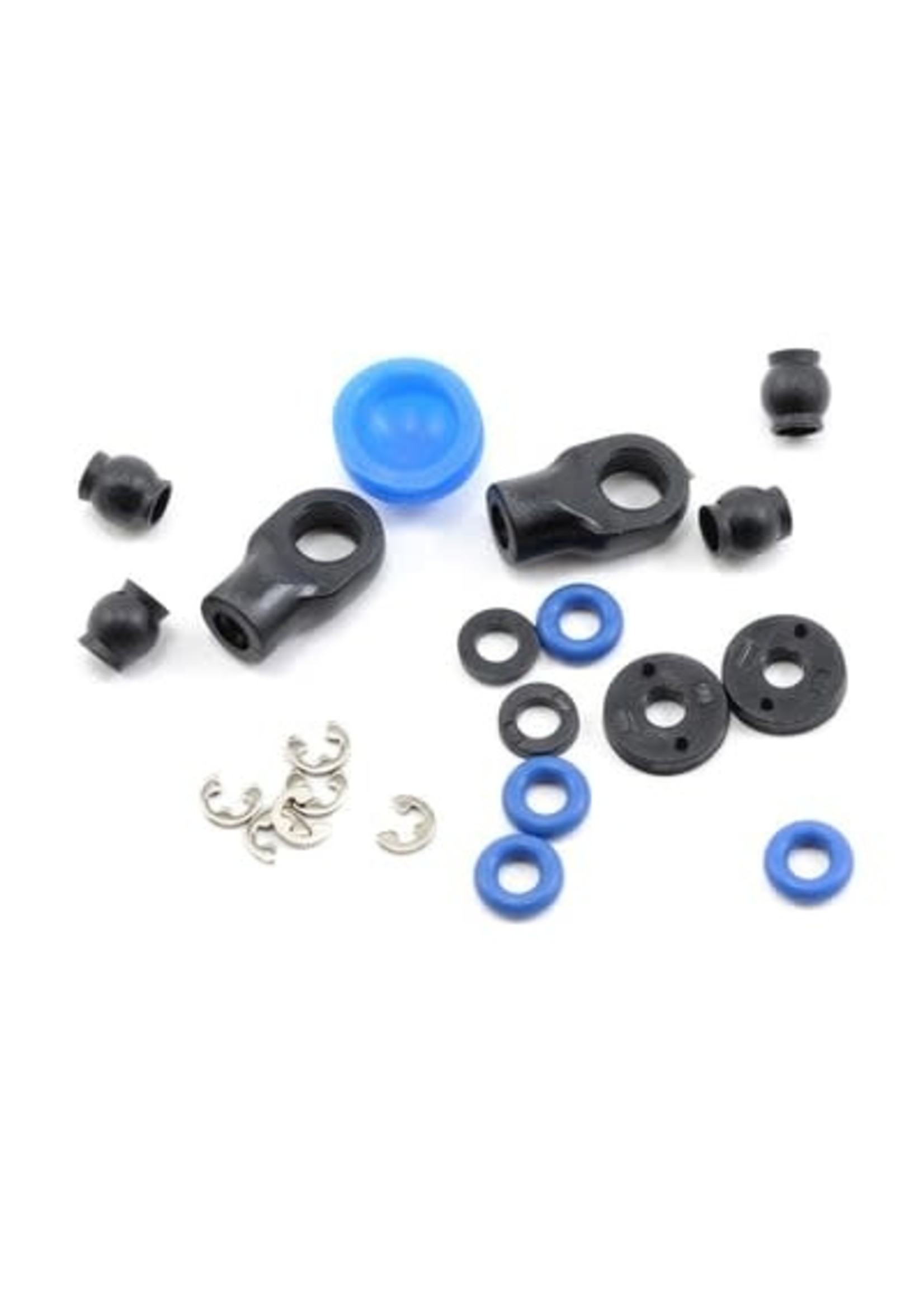 Traxxas 7062 Rebuild kit, GTR composite shocks (x-rings, bladders, pistons, e-clips, shock rod ends, hollow balls) (renews 2 shocks)