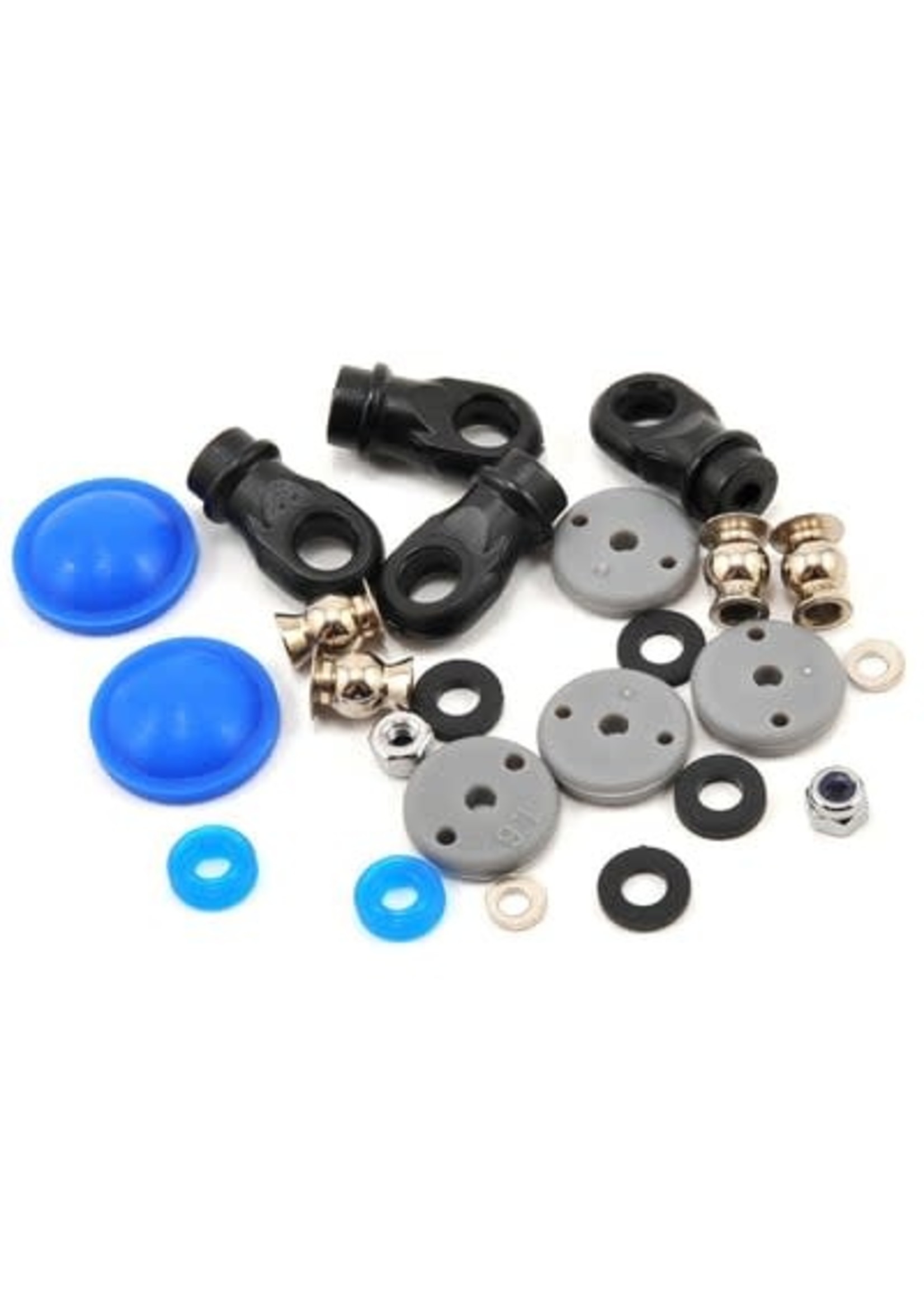 Traxxas 7463 Rebuild kit, GTR long/xx-long shocks (x-rings, bladders, pistons, piston nuts, shock rod ends, hollow balls) (renews 2 shocks)