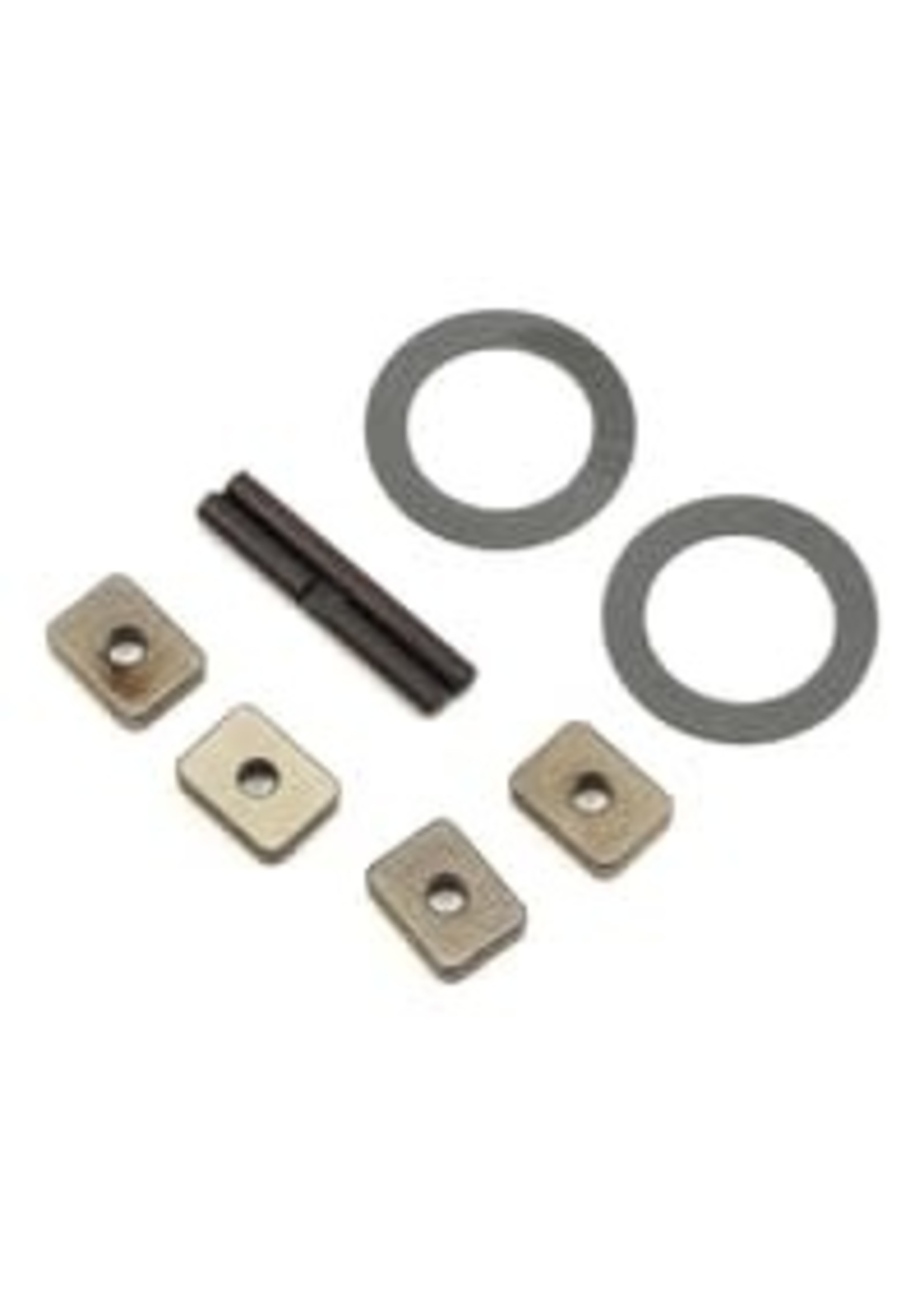 Traxxas 7783 Spider gear shaft (2)/ spacers (4)/ 16x23.5x.5mm TW (2)
