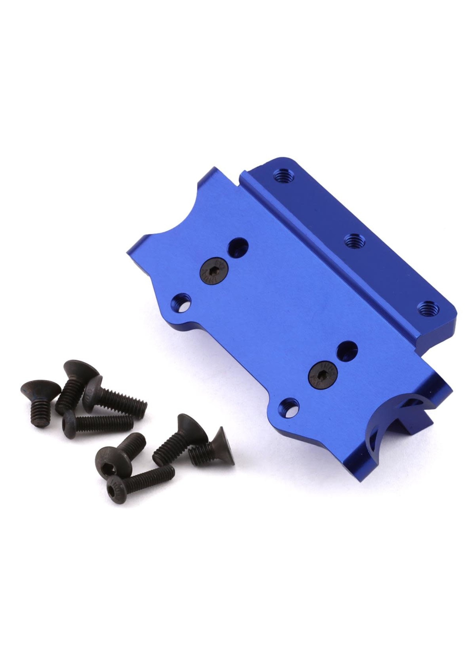 Hot Racing HRATE1008 Hot Racing Traxxas 2WD Aluminum Front Bulkhead (Blue)