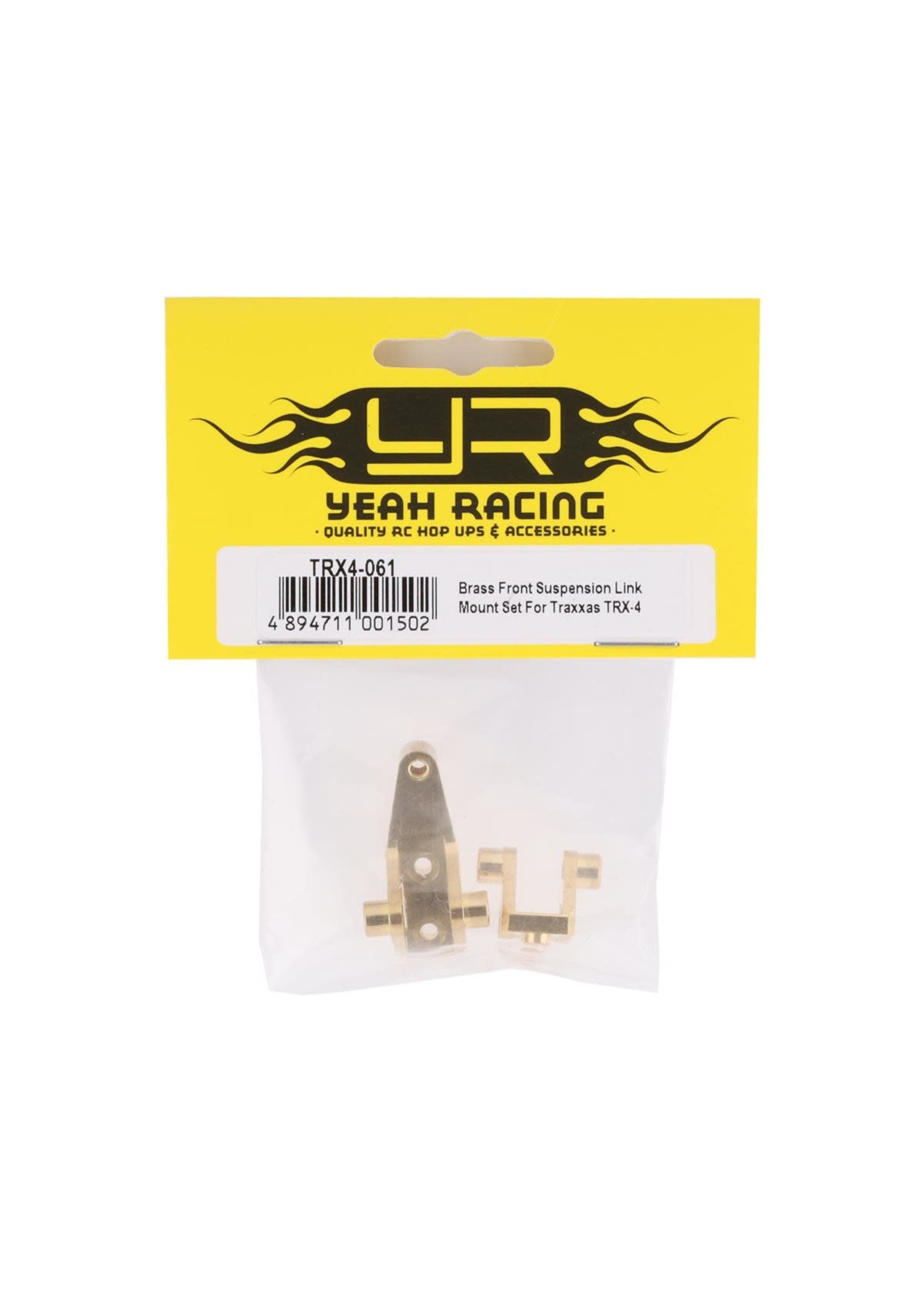 Yeah Racing Yeah Racing Traxxas TRX-4/TRX-6 Brass Front Suspension Link Mount Set