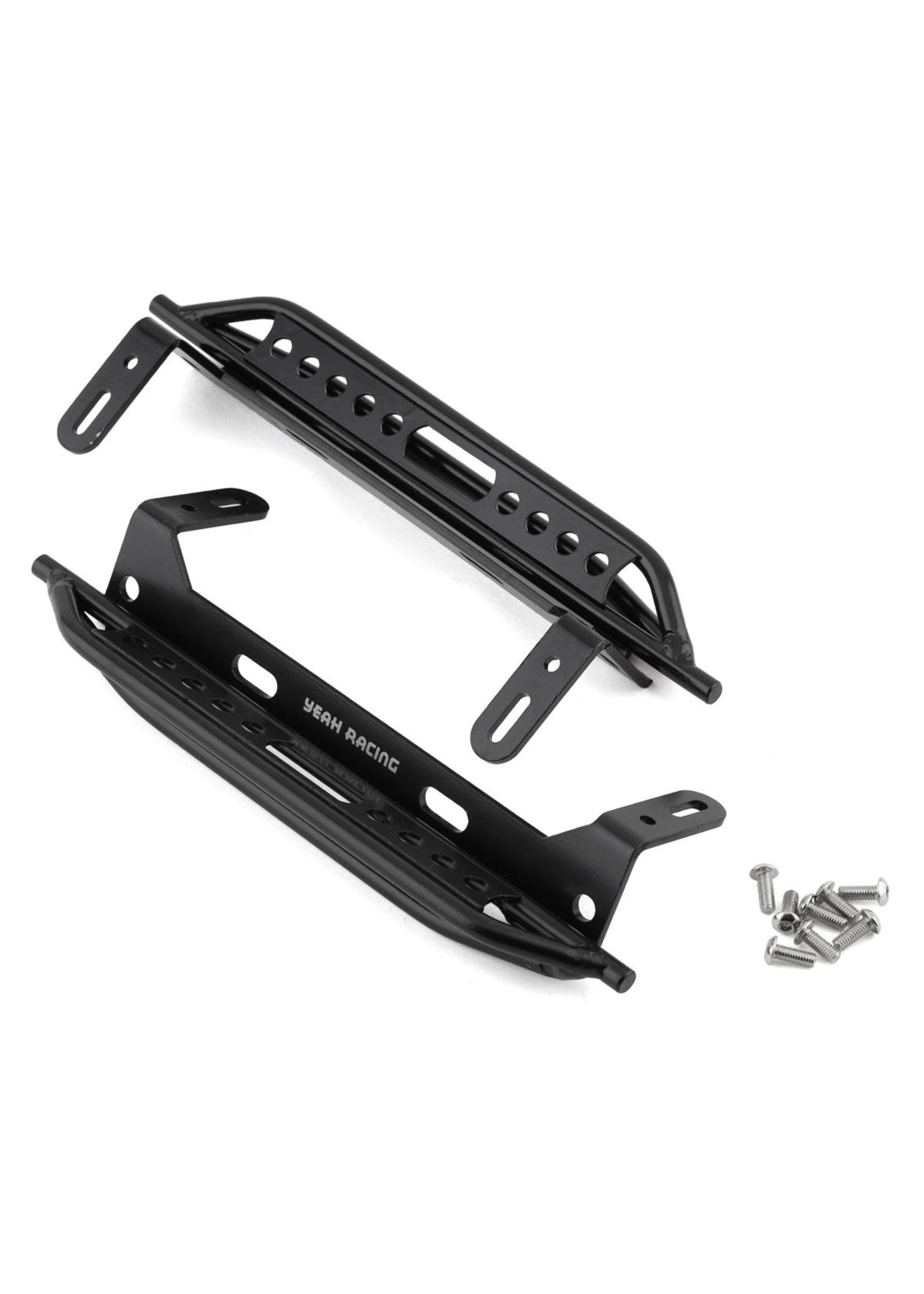 Yeah Racing Yeah Racing Traxxas TRX-4 Steel Rock Sliders (Black) (2)