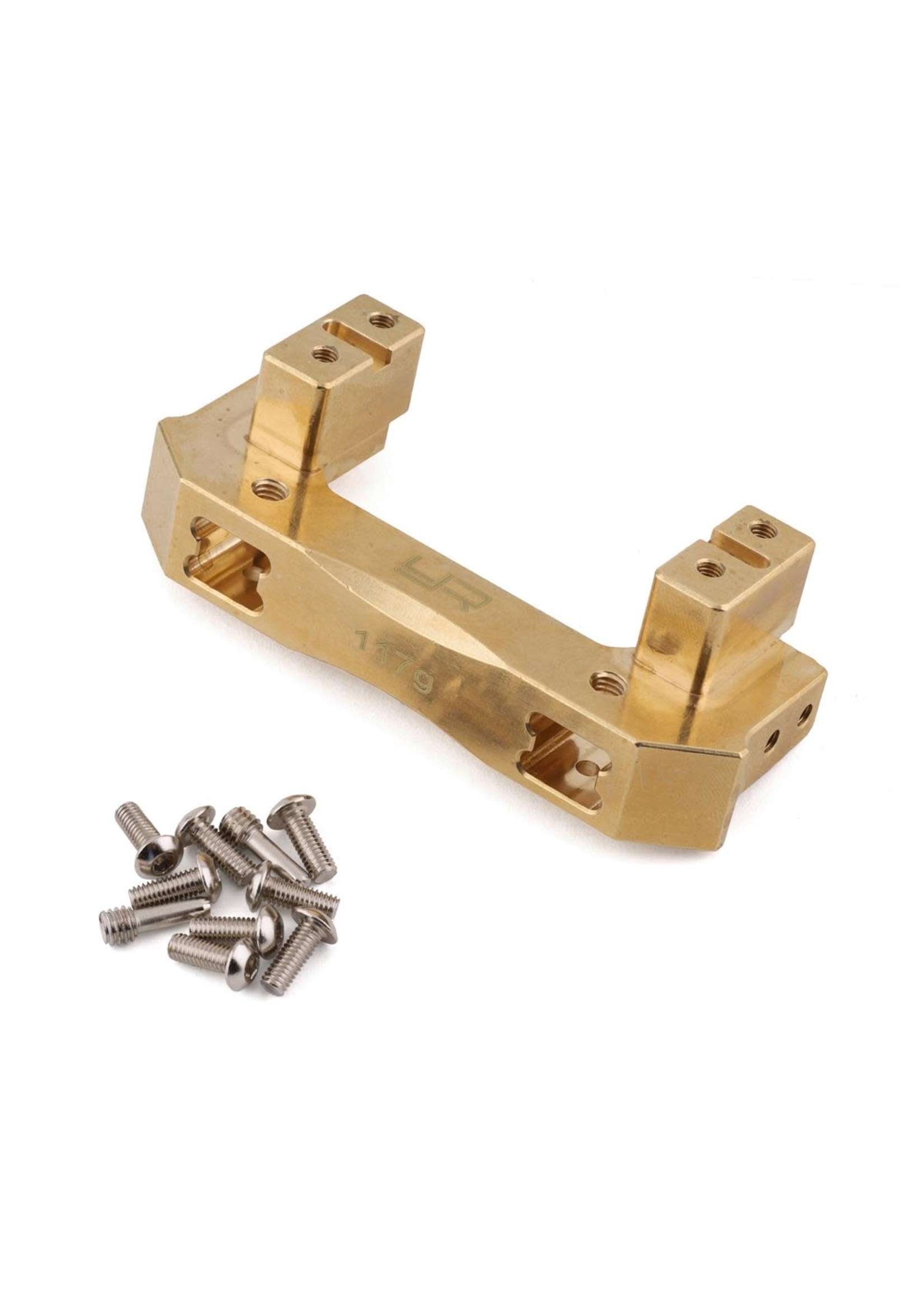Yeah Racing Yeah Racing Traxxas TRX-4/TRX-6 High Mass Brass Front Bumper/Servo Mount (117g)