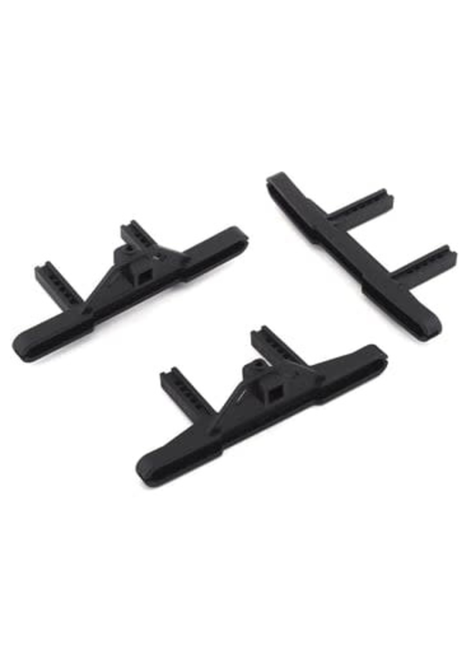 Traxxas 8067X Bumper mounts, front & rear/ bumper mount, rear (offset)