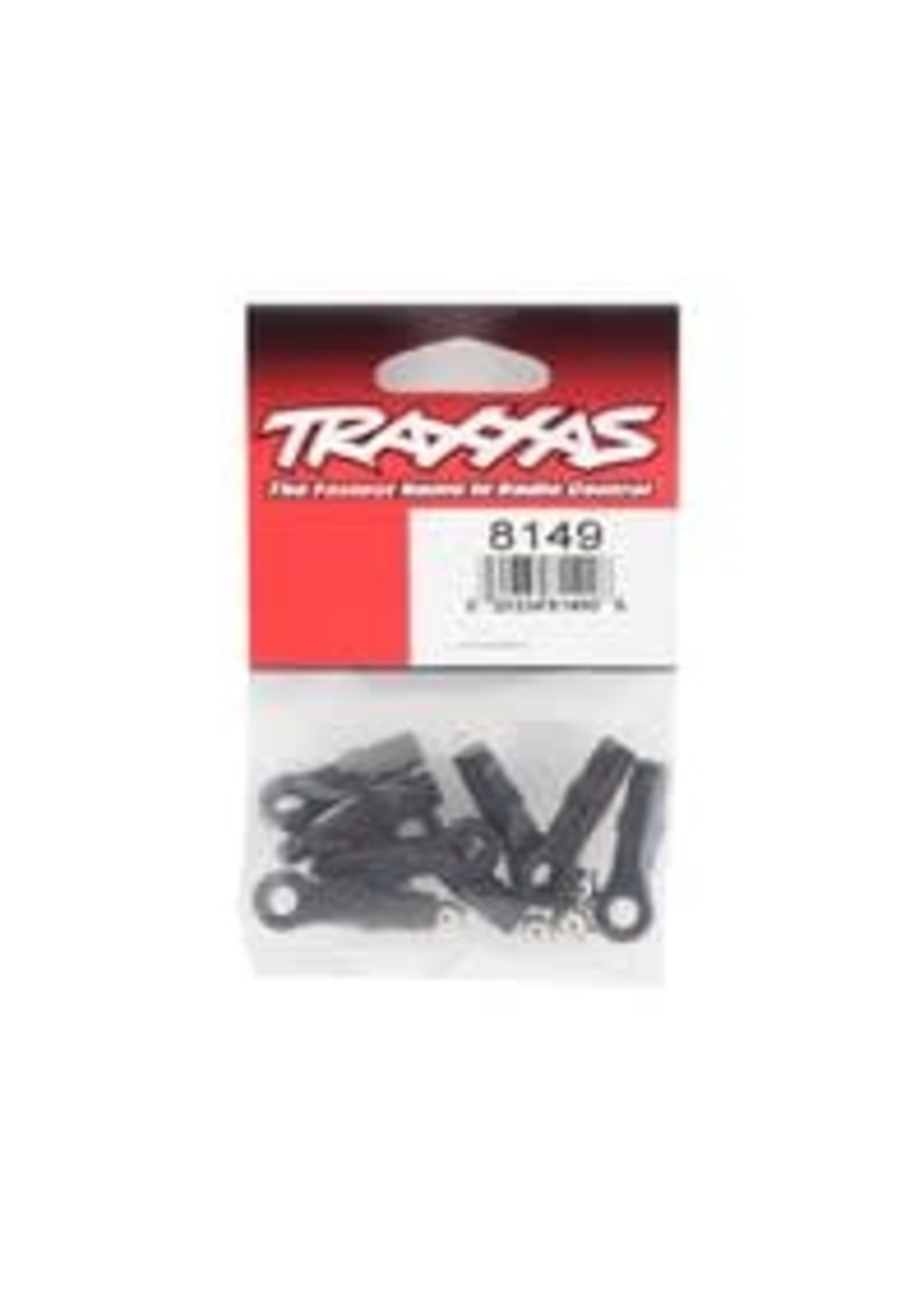 Traxxas 8149 Rod ends, extended (standard (4), angled (4))/ hollow balls (8) (for use with TRX-4 Long Arm Lift Kit)