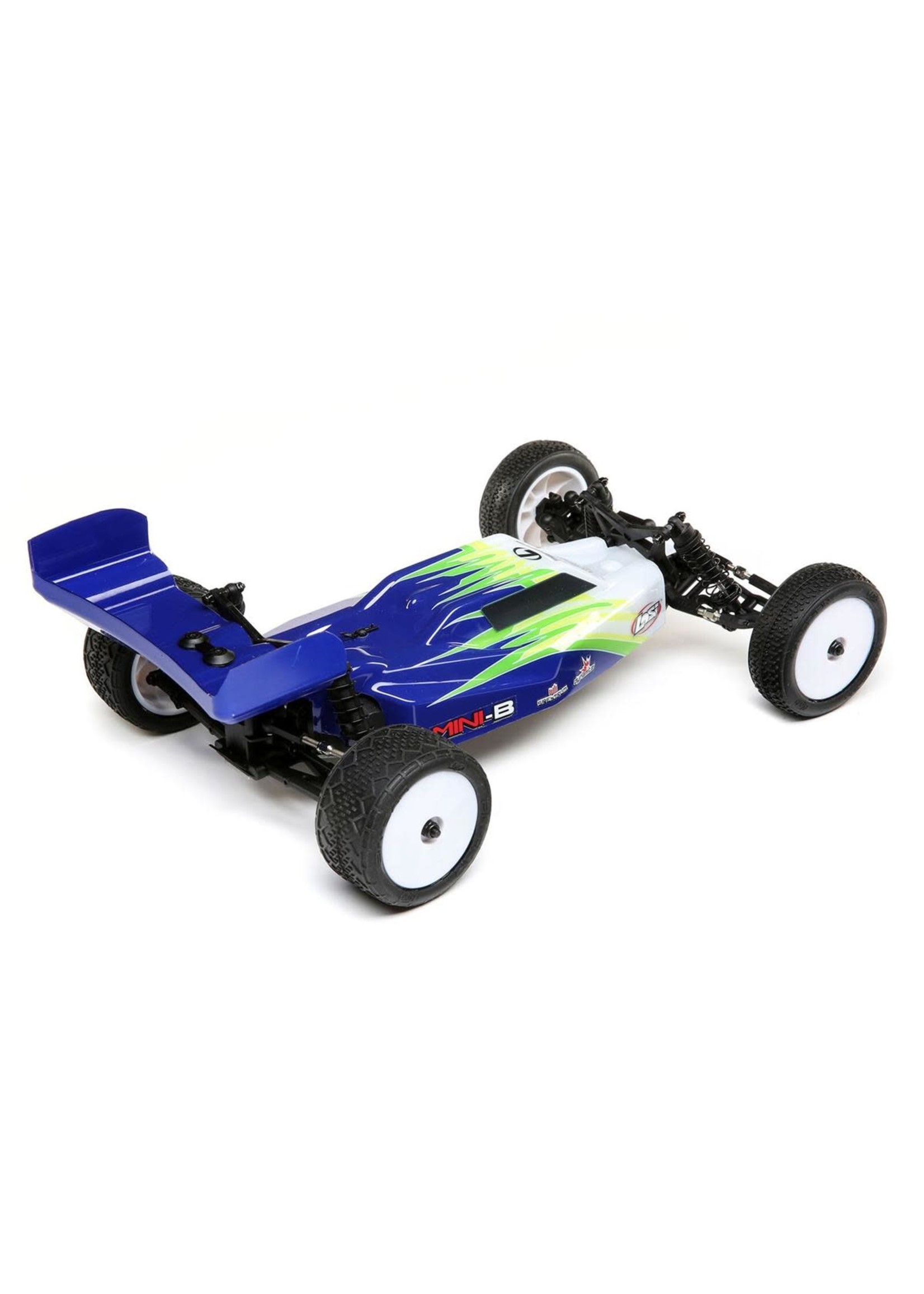 Losi LOS01016T1 Losi Mini-B 1/16 Brushed RTR 2WD Buggy (Blue / White)