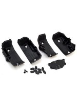 Traxxas Fenders, inner, front & rear (2 each)/ rock light covers (8)/ battery plate/ 3x8 flat-head screws (4)