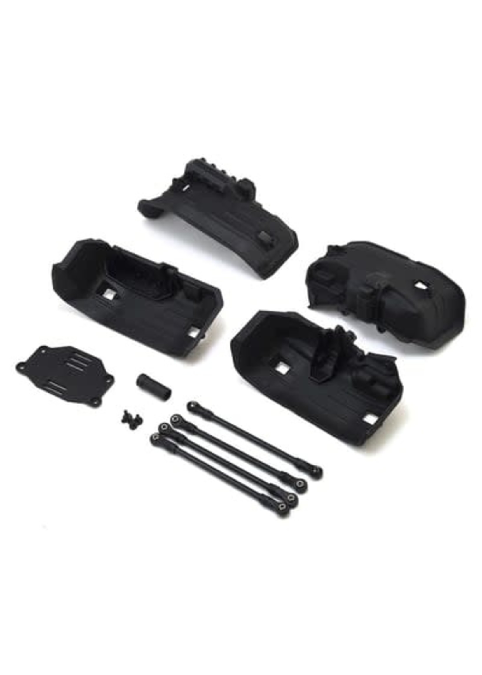 Traxxas 8058 Chassis conversion kit, TRX-4 (long to short wheelbase) (includes rear upper & lower suspension links, front & rear inner fenders, short female half shaft, battery tray, 3x8mm FCS (4))