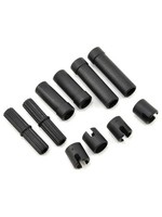 Traxxas Half shafts, center (internal splined, front (2) & internal splined, rear (2)/ external splined (2)/ pin retainer (4)) (plastic parts only)