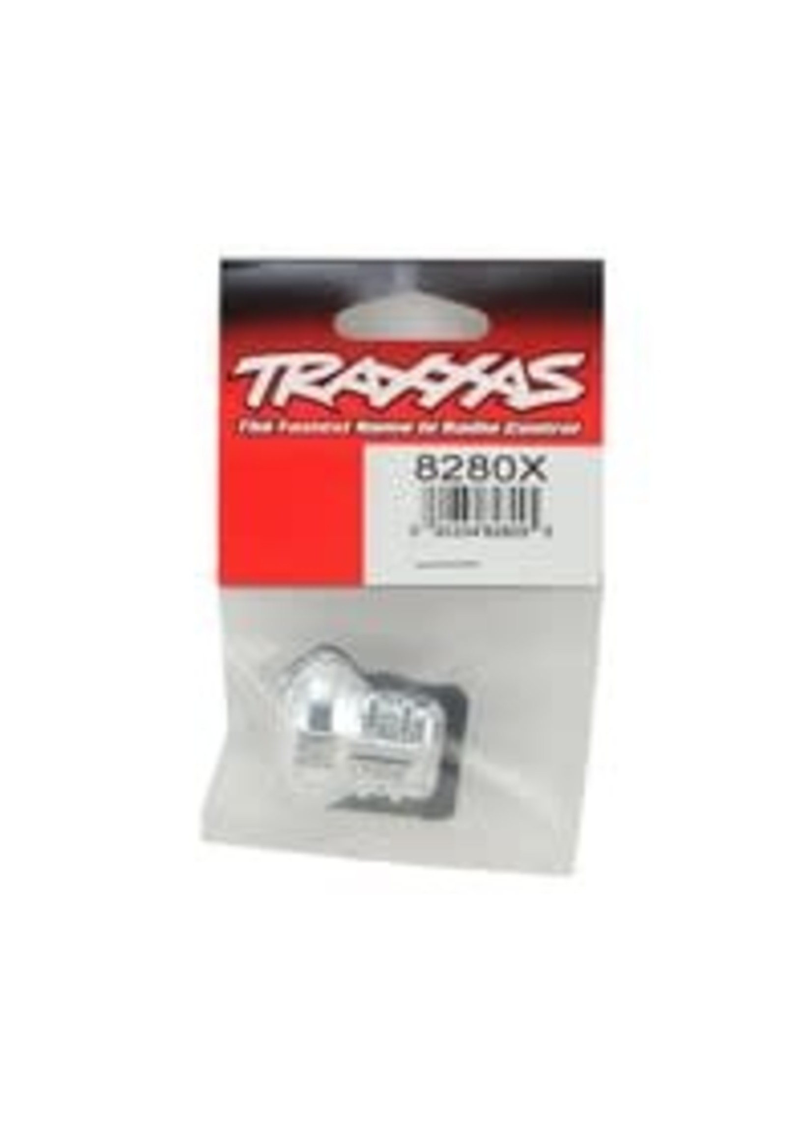 Traxxas 8280X Differential cover, front or rear (chrome-plated)