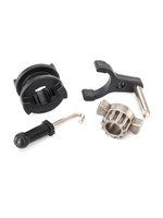 Traxxas Drive hub, 2-speed/ shift dog/ shift fork/ 2-speed linkage