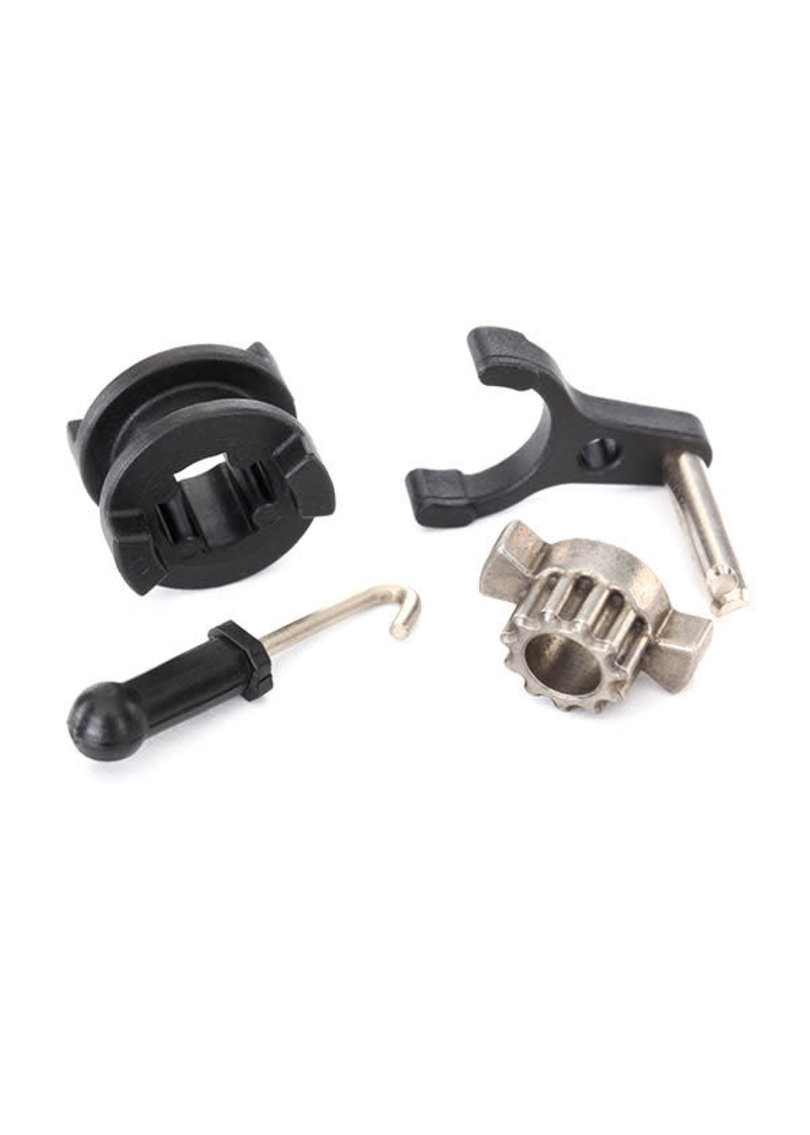 Traxxas 8289 Drive hub, 2-speed/ shift dog/ shift fork/ 2-speed linkage