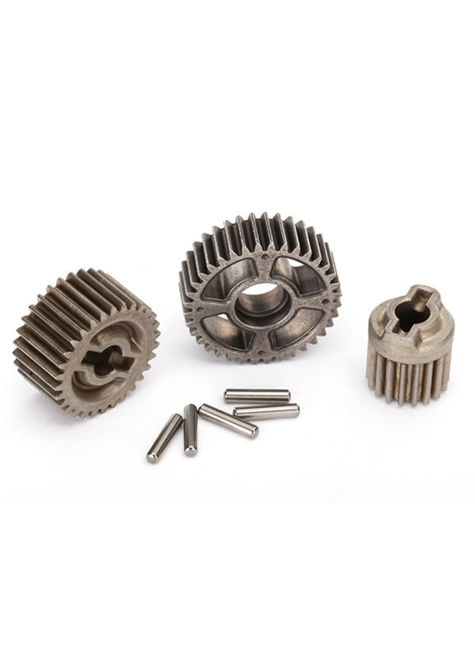 Traxxas 8293X Gear set, transmission, metal (includes 18T, 30T input gears, 36T output gear, 2x9.8 pins (5))