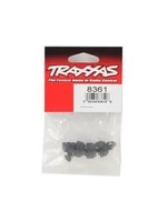 Traxxas Shock caps (black) (4) (assembled with hollow balls)