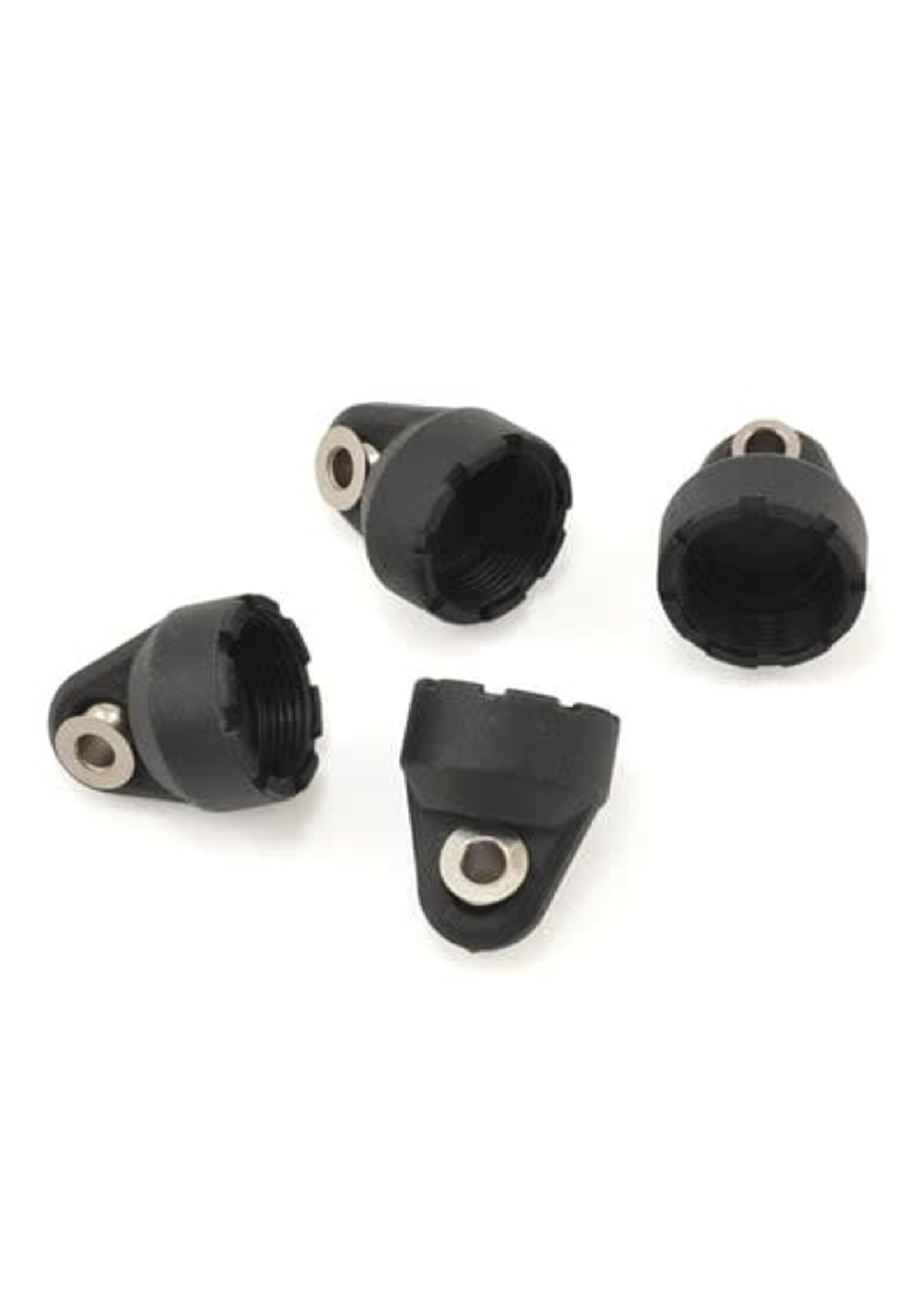 Traxxas 8361 Shock caps (black) (4) (assembled with hollow balls)