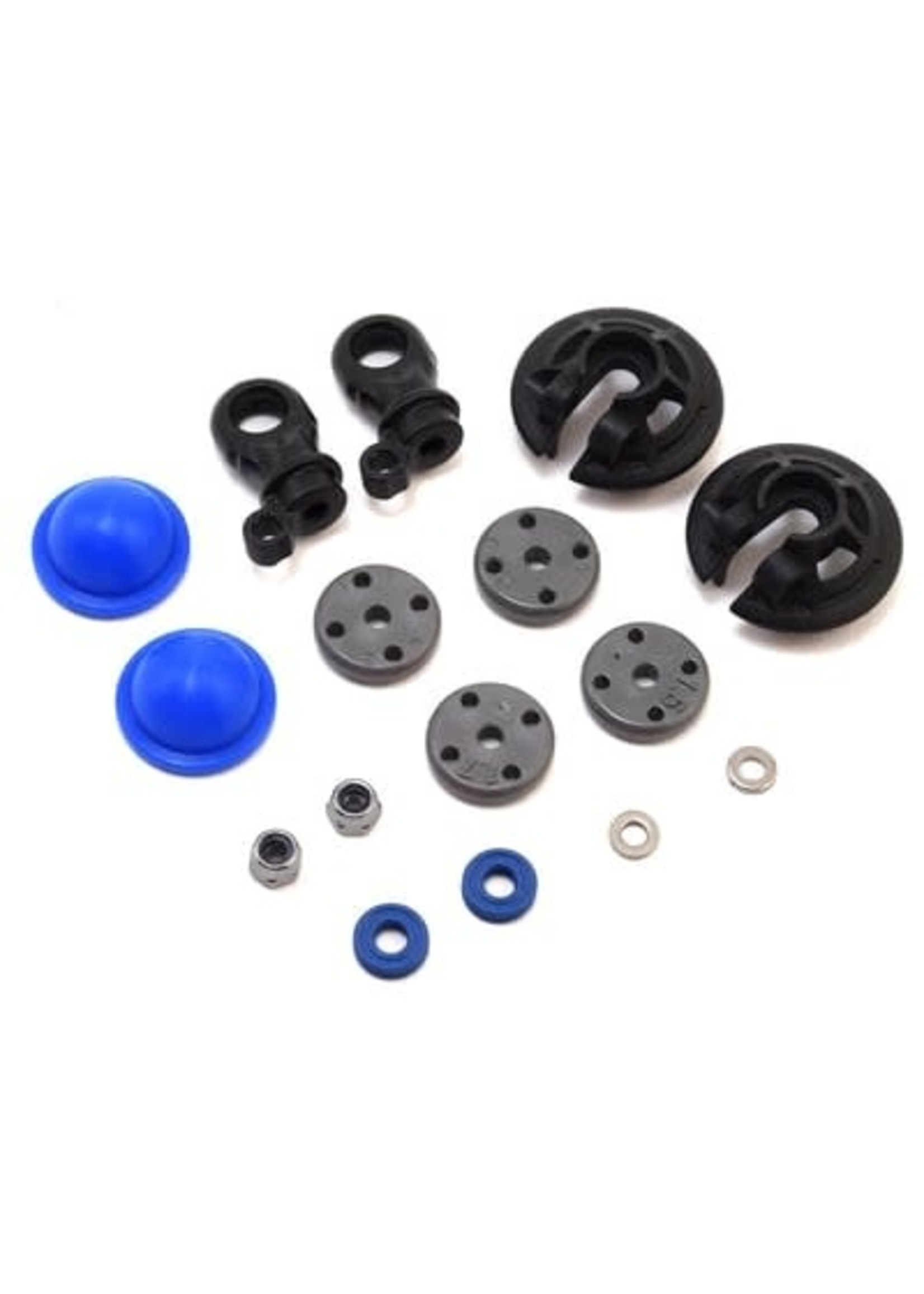Traxxas 8455 Rebuild kit, GTR shocks (x-rings, bladders, pistons, piston nuts, shock rod ends) (renews 2 shocks)