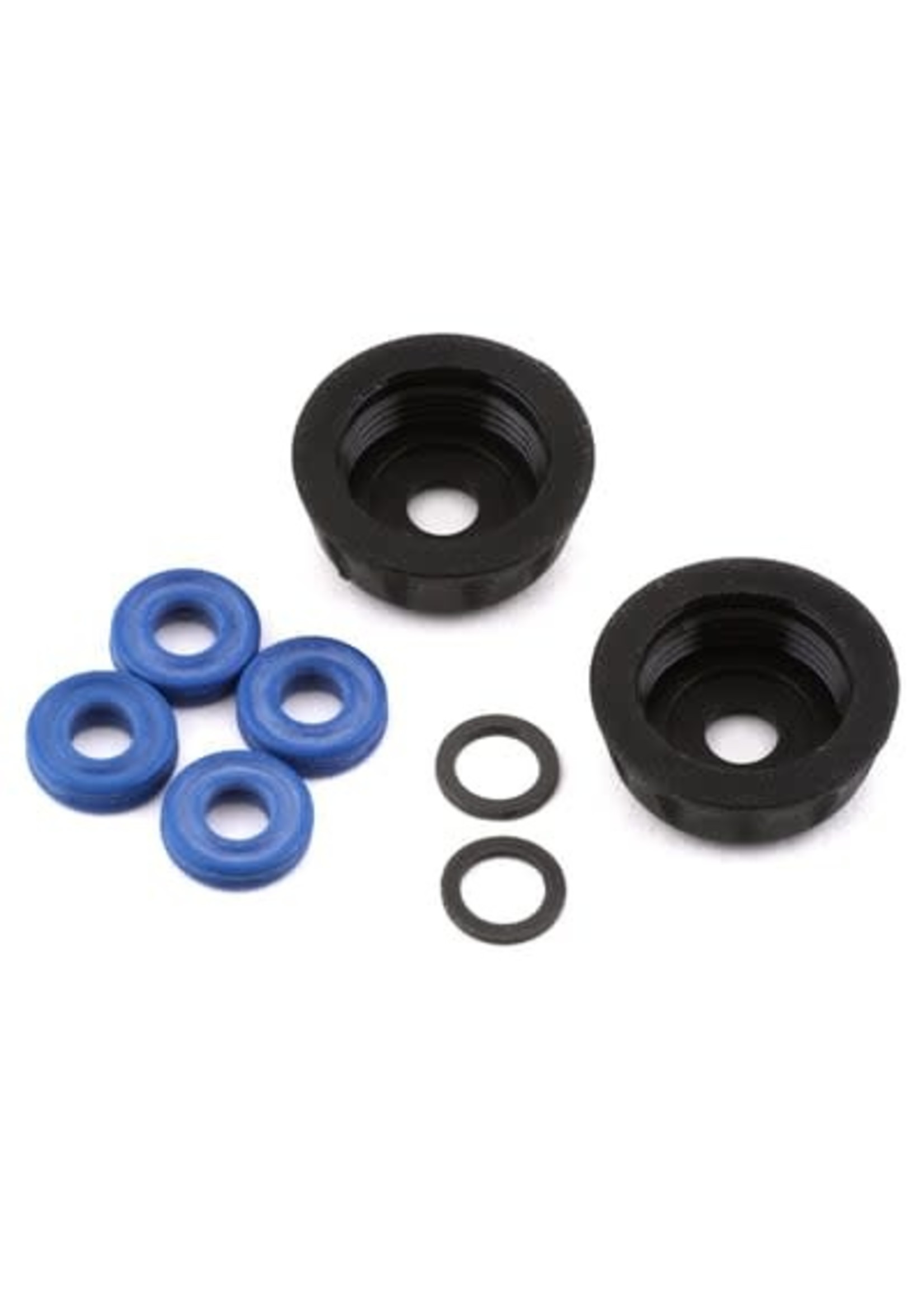 Traxxas 8458 Double seal kit, GTR shocks (x-rings (4)/ 4x6x0.5mm PTFE-coated washers (2)/ bottom caps (2)) (renews 2 shocks)