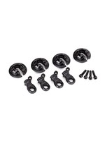 Traxxas Spring retainers, lower (captured) (4)/ 2.5x10 CS (4)