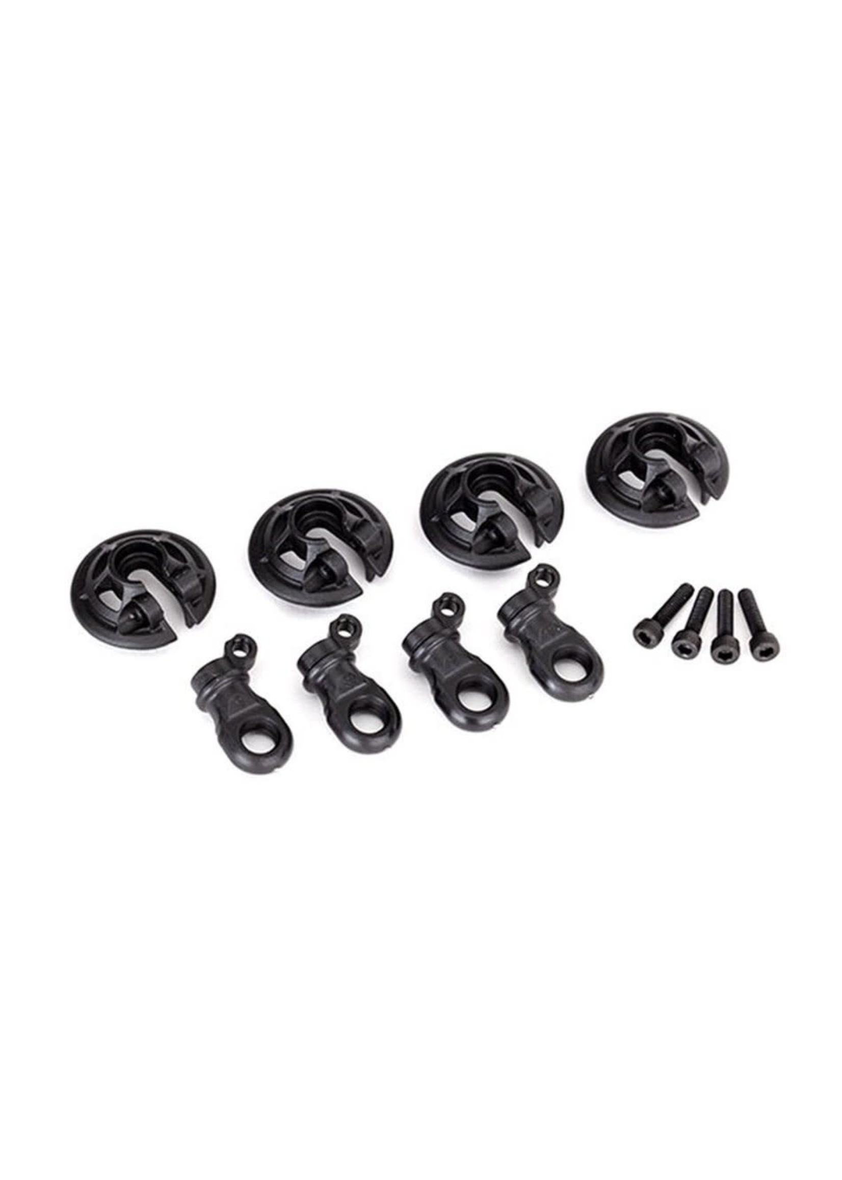 Traxxas 8459 Spring retainers, lower (captured) (4)/ 2.5x10 CS (4)