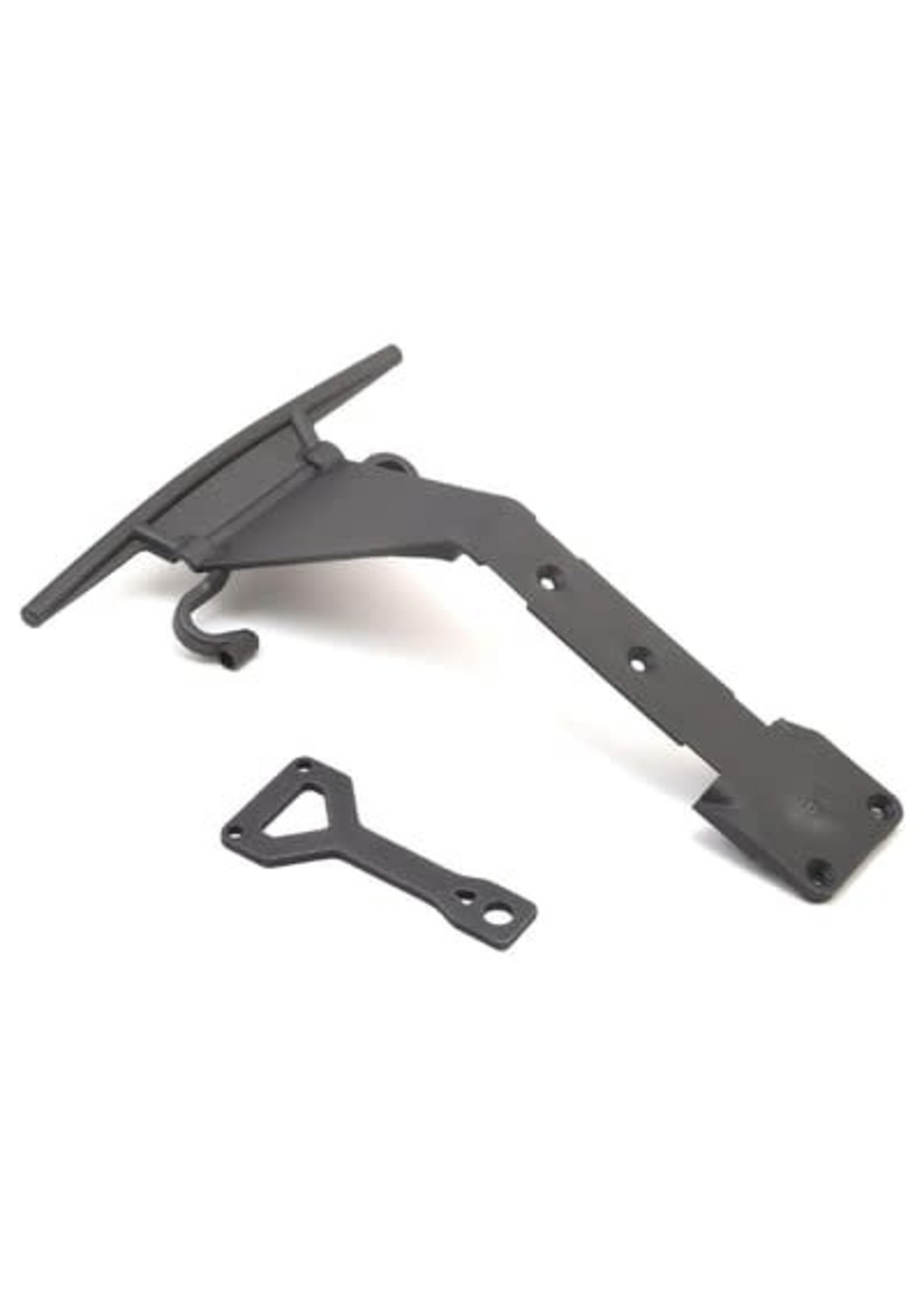 Traxxas 8537 Skidplate, front (plastic)/ support plate (steel)