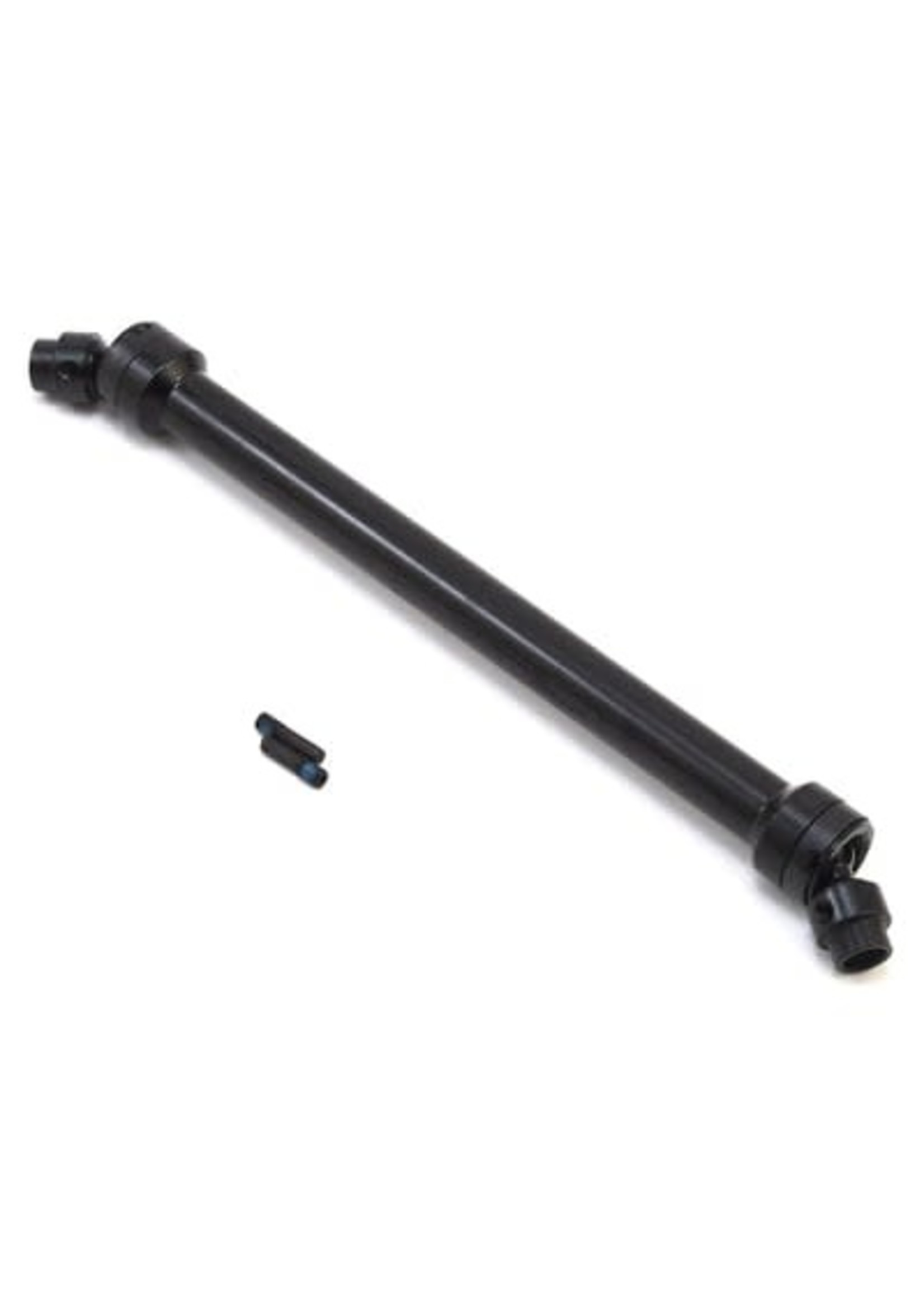 Traxxas 8555 Driveshaft, center rear, 6061-T6 aluminum (black-anodized) (fully assembled)/ 3mm screw pin (2)