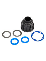 Traxxas Carrier, differential (front or center)/ x-ring gaskets (2)/ ring gear gasket/ 14.5x20 TW (2)