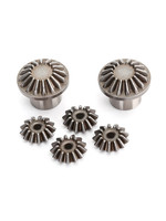 Traxxas Gear set, differential (front) (output gears (2)/ spider gears (4))