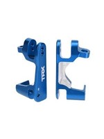 Traxxas Caster blocks (c-hubs), 6061-T6 aluminum (blue-anodized), left & right