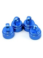 Traxxas Shock caps, aluminum (blue-anodized) (4) (fits all Ultra Shocks)