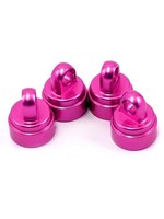 Traxxas Shock caps, aluminum (pink-anodized) (4) (fits all Ultra Shocks)