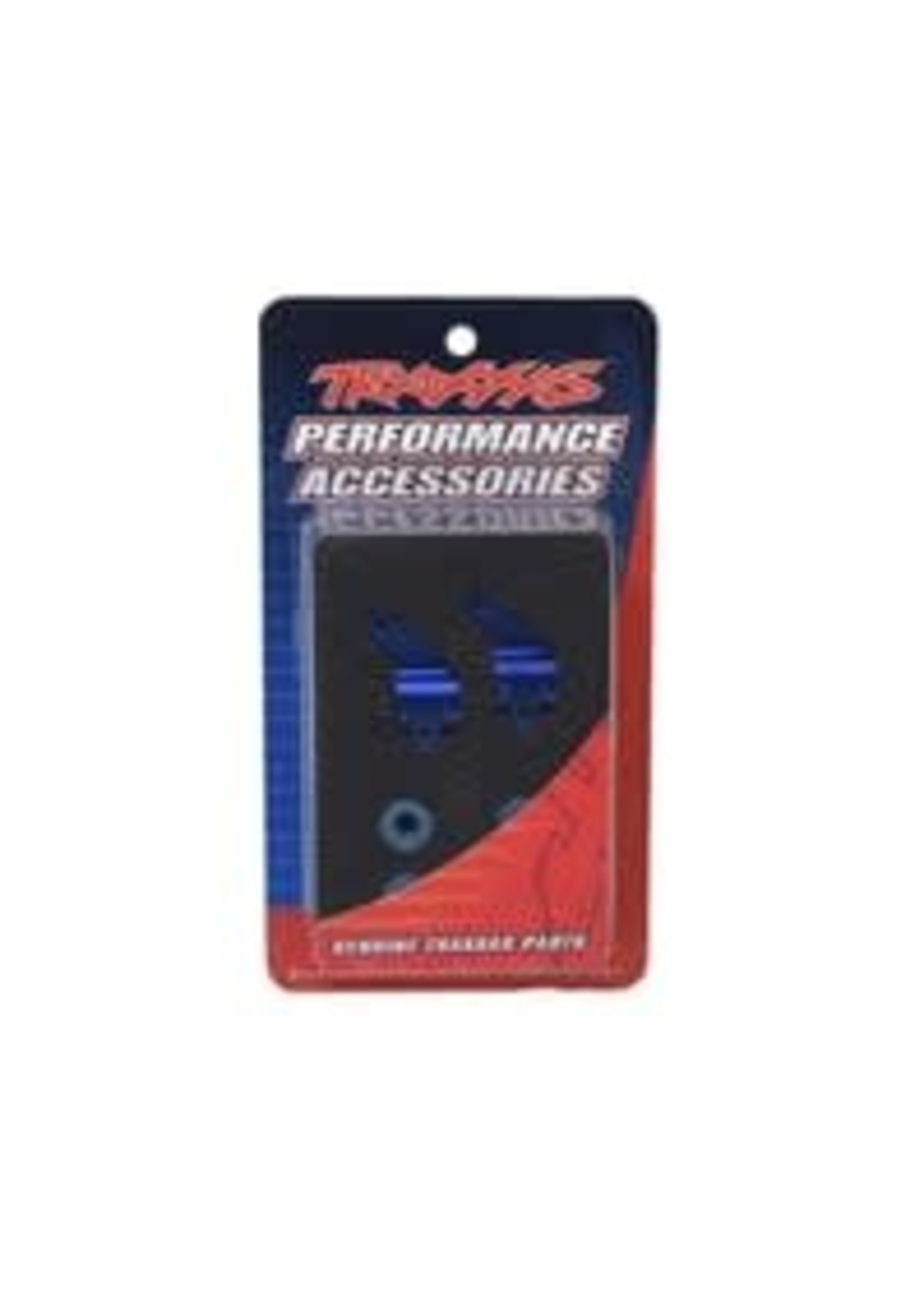Traxxas 3636A Steering blocks, Rustler /Stampede /Bandit (2), 6061-T6 aluminum (blue-anodized)/ 5x11mm ball bearings (4)