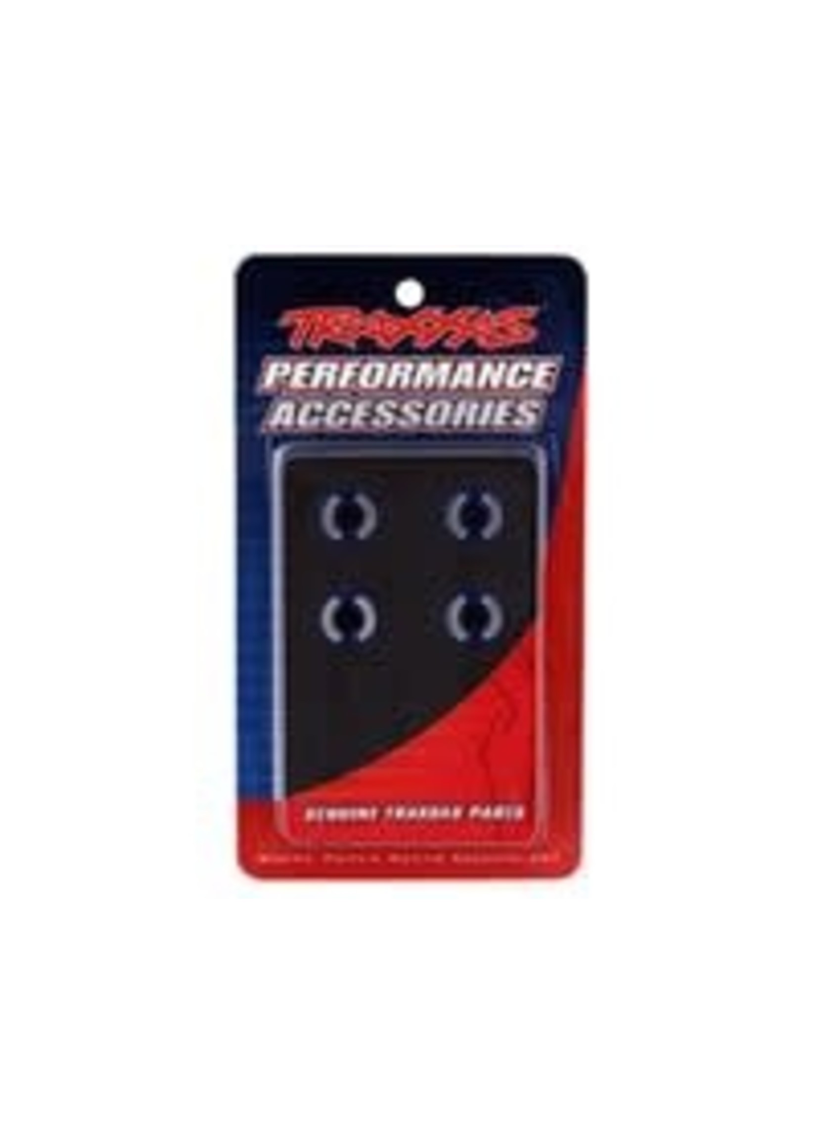 Traxxas 4954X Wheel hubs, hex, 6061-T6 aluminum (blue) (4)/ axle pins (2.5x10mm) (4)