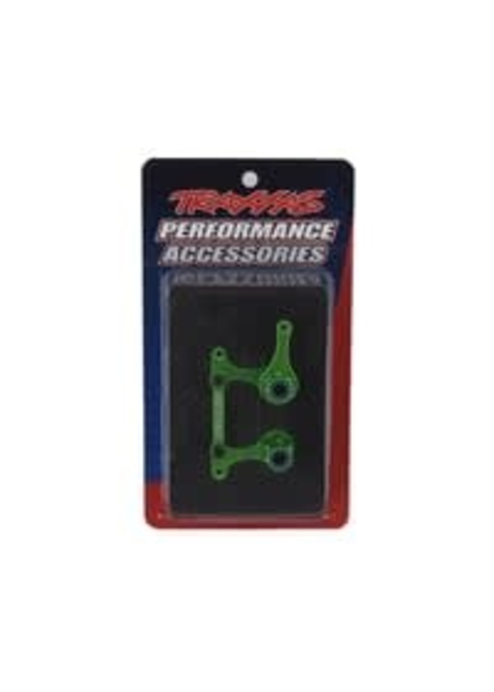 Traxxas 3743G Steering bellcranks, drag link (green-anodized 6061-T6 aluminum)/ 5x8mm ball bearings (4)/ hardware (assembled)