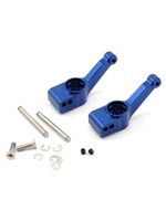Traxxas Carriers, stub axle (blue-anodized 6061-T6 aluminum) (rear) (2)