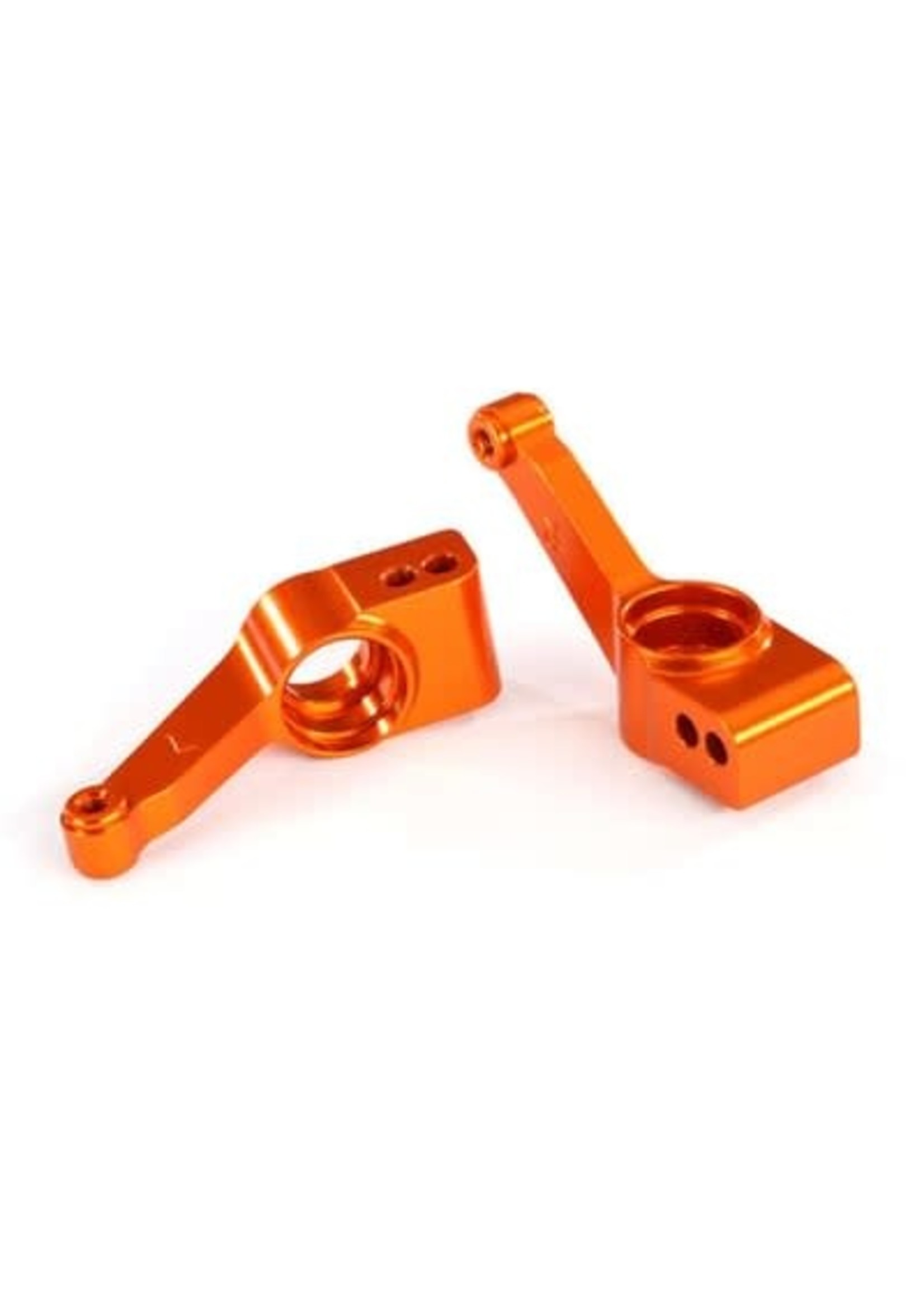 Traxxas 1952T Carriers, stub axle (orange-anodized 6061-T6 aluminum) (rear) (2)
