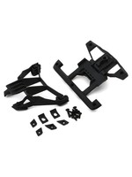 Traxxas Body mounts, front & rear/ 3x12mm BCS (1)/ 3x12mm shoulder screw (2)/ 3x8mm CS (2)/ 3x15mm flat-head machine screw (9)