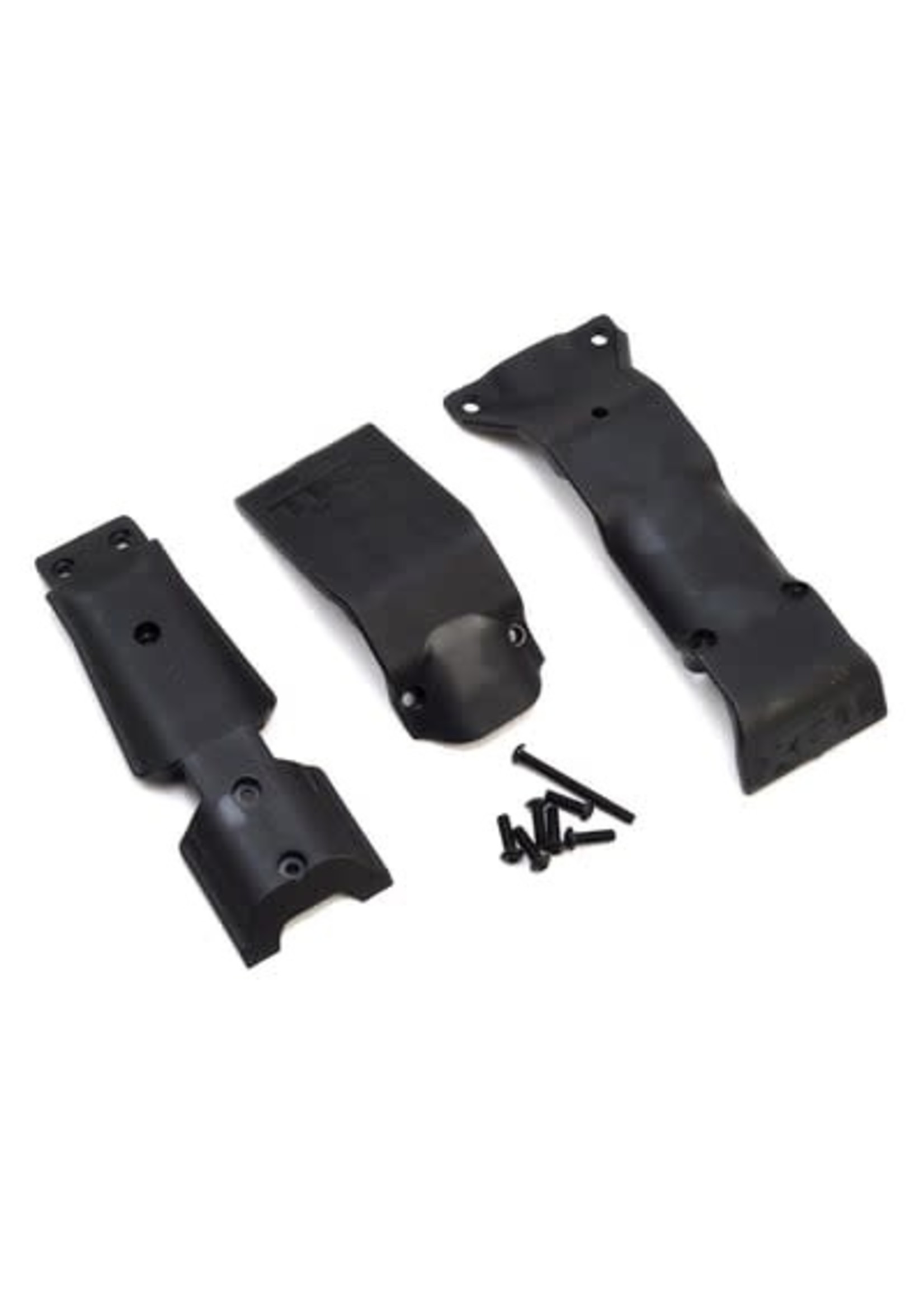 Traxxas 8637 Skid plate set, front/ skid plate, rear/ 3x10 BCS (6)/ 3x30 BCS (1) (fits #8629 & 8630 bulkheads)