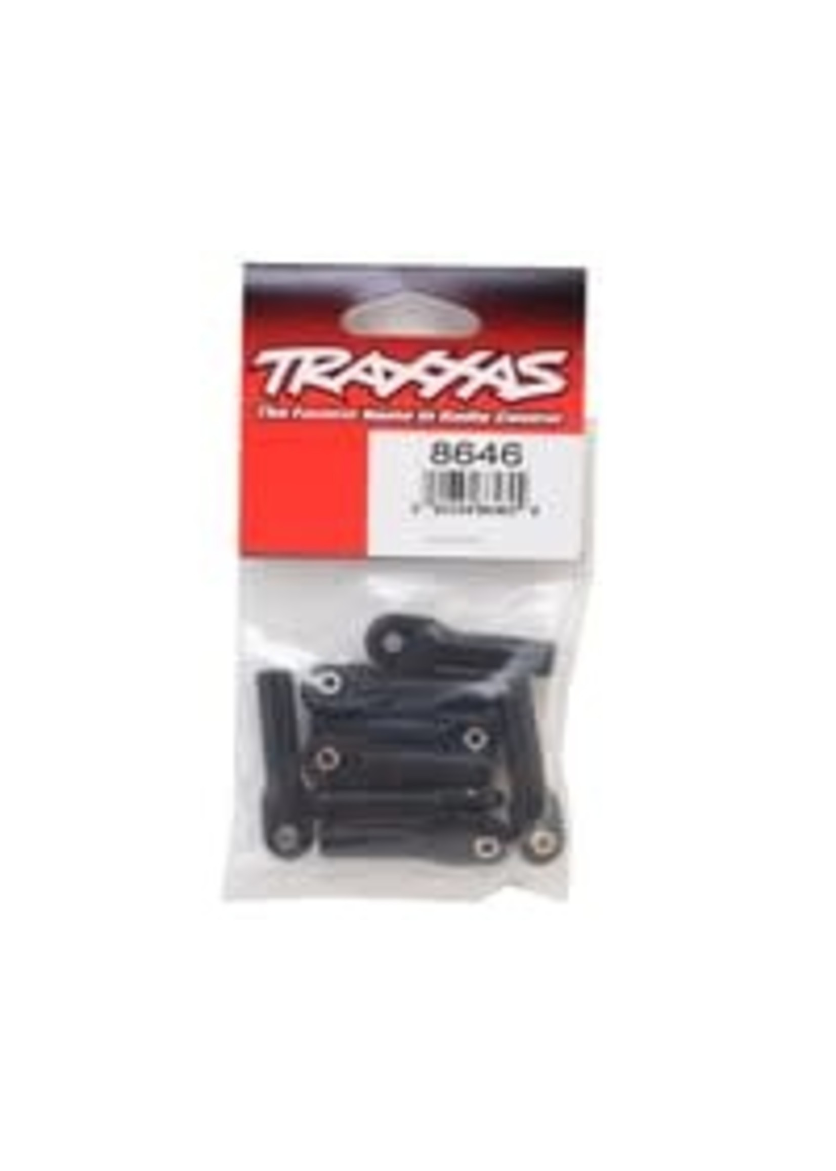 Traxxas 8646 Rod ends, heavy duty (toe links) (8) (assembled with hollow balls)