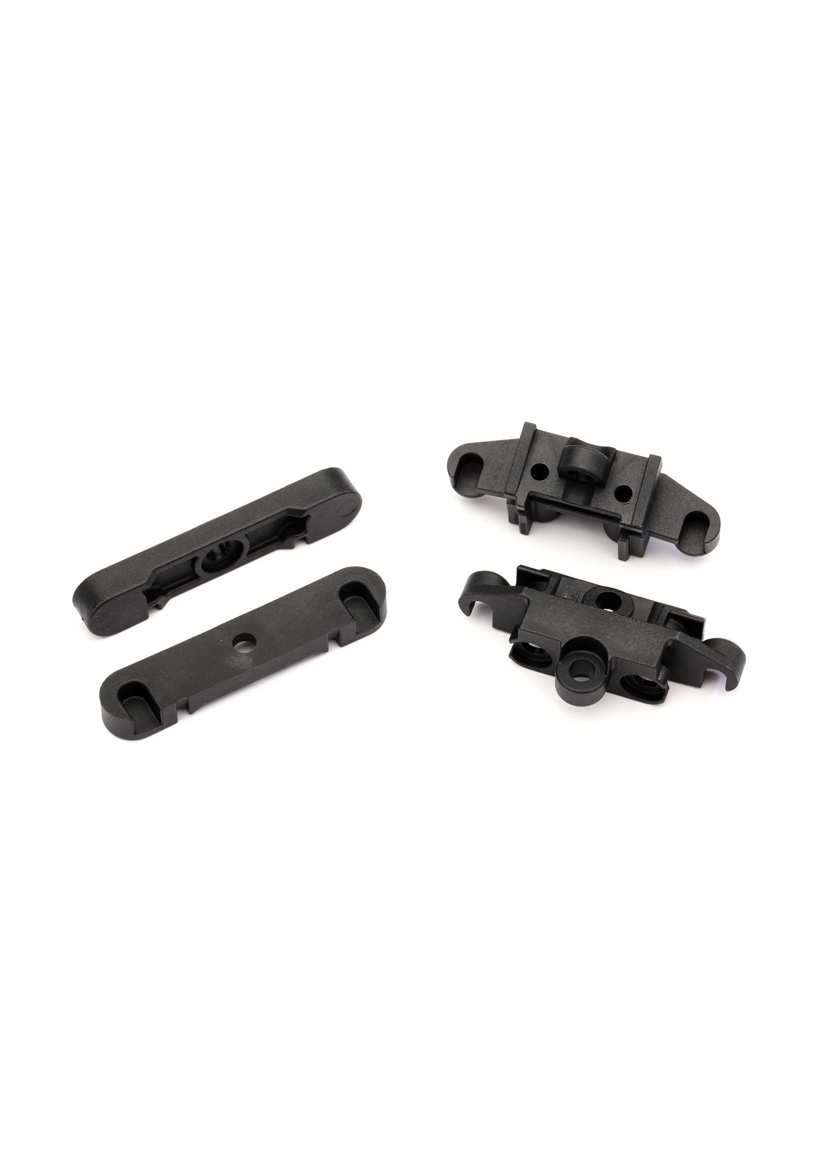 Traxxas 8916 Mount, tie bar, front (1)/ rear (1)/ suspension pin retainer, front or rear (2)
