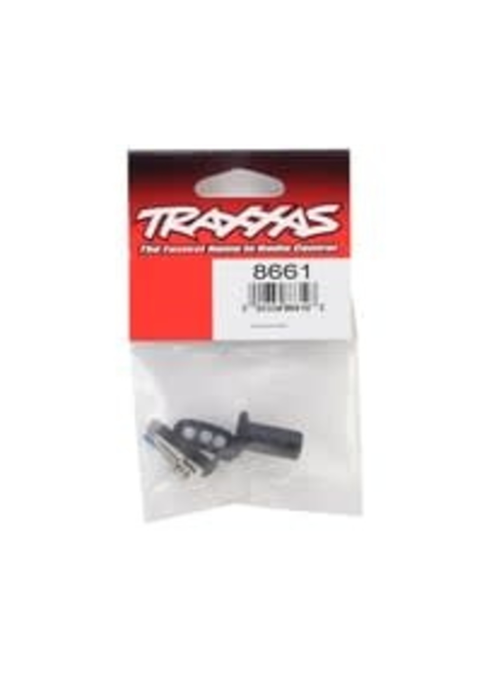 Traxxas 8661 Motor mount hinge post/ fixed gear adapter/ 5x25mm BCS (1)/ 4x16mm CS with split and flat washer (1)
