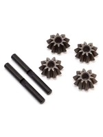 Traxxas Gear set, differential (spider gears (4), spider gear shaft (2)