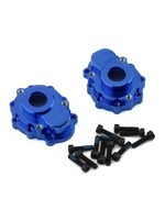 Traxxas Portal housings, outer, 6061-T6 aluminum (blue-anodized) (2)/ 2.5x10 CS (12)