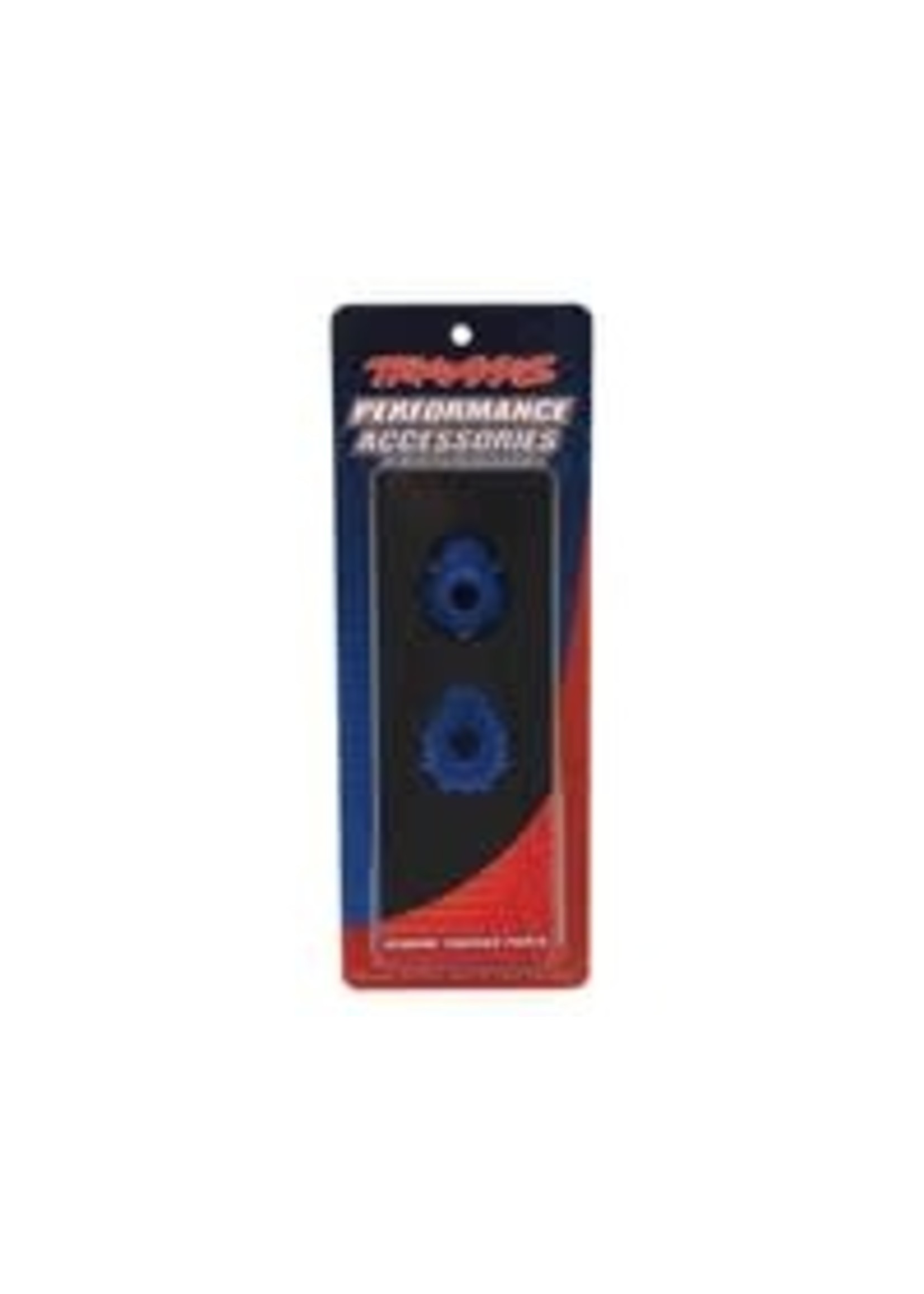 Traxxas 8251X Portal housings, outer, 6061-T6 aluminum (blue-anodized) (2)/ 2.5x10 CS (12)