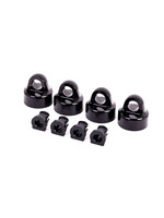 Traxxas Traxxas  Shock caps, aluminum (black-anodized)