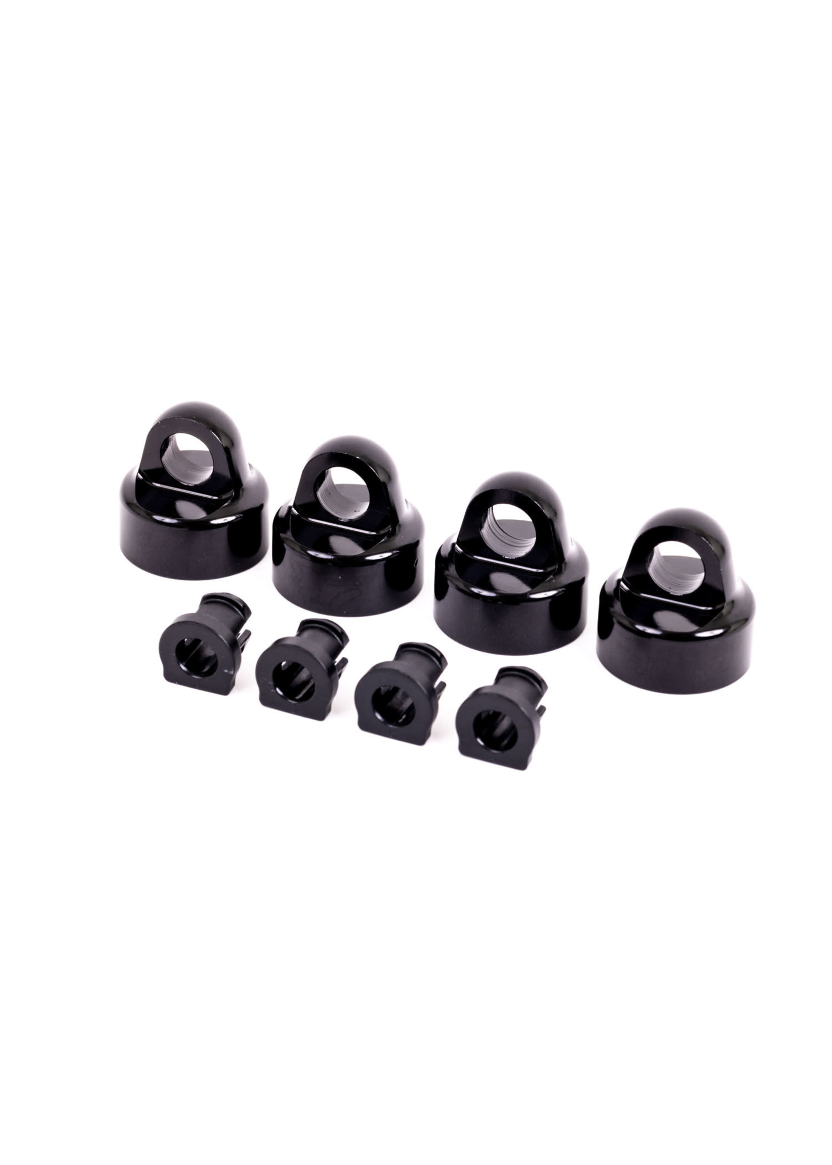 Traxxas 9664A Traxxas  Shock caps, aluminum (black-anodized)