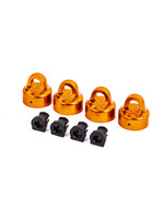 Traxxas Traxxas  Shock caps, aluminum (orange-anodized)