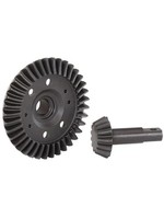 Traxxas Ring gear, differential/ pinion gear, differential (machined, spiral cut) (front)