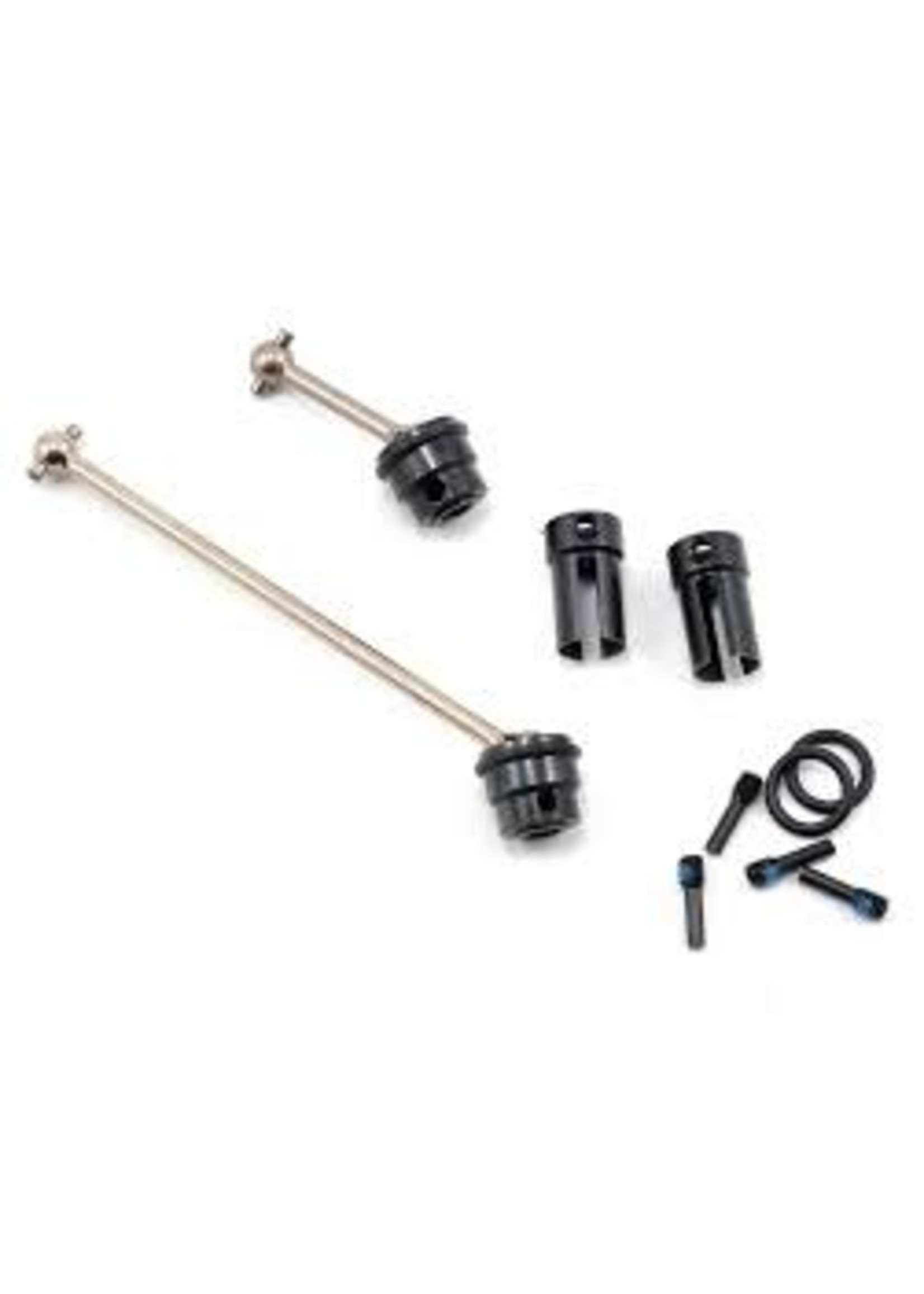 Traxxas 7250R Driveshafts, center (steel constant-velocity) front (1), rear (1) (fully assembled)