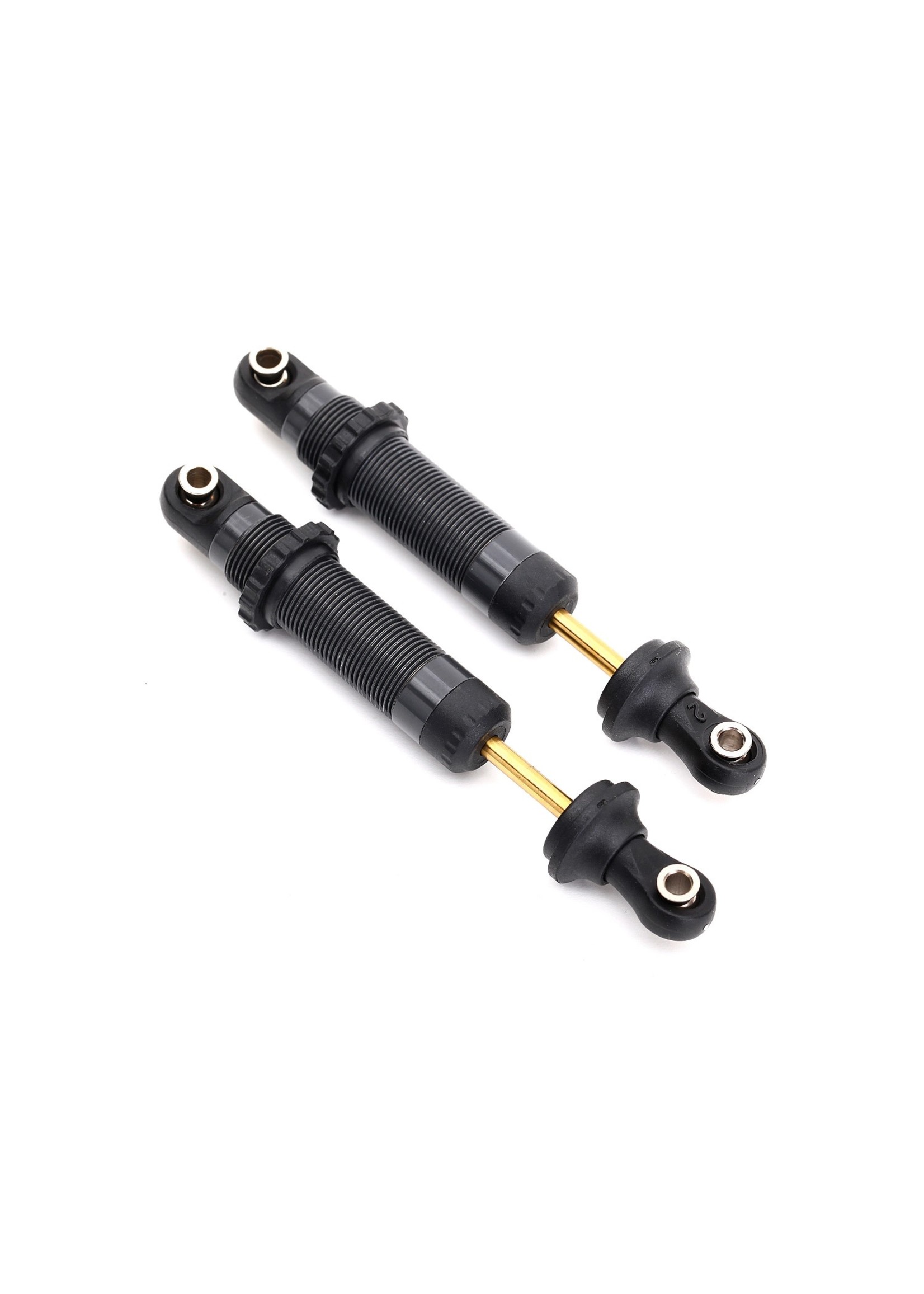 Traxxas 8260X Shocks, GTS hard-anodized, PTFE-coated aluminum bodies with TiN shafts (assembled with spring retainers) (2)
