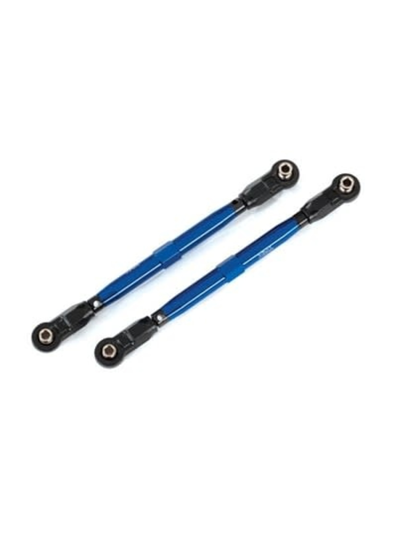 Traxxas 8997X Toe links, front (TUBES blue-anodized, 6061-T6 aluminum) (2) (for use with #8995 WideMaxx  suspension kit)